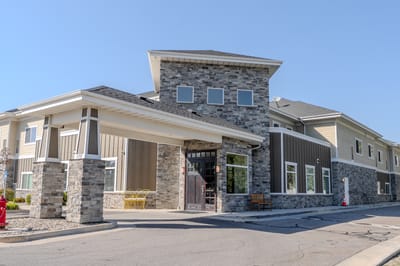 Exterior view of Riverway Assisted Living facility