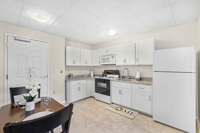 Well-equipped kitchen in a resident unit