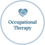 Bridgeway Care At Home, home care — Occupational therapy logo with intertwined hands symbol