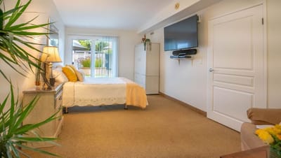 Cozy private resident room with natural light