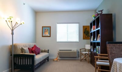 Cozy interior of a living area in a facility
