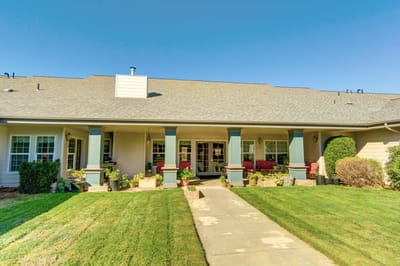Exterior view of the Mountain View Assisted Living facility