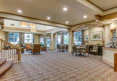 Interior common area with seating and decor