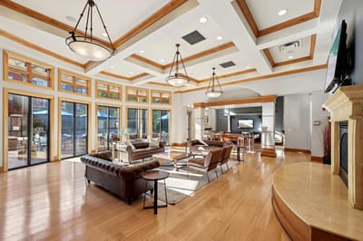 Bright and spacious common area in the facility