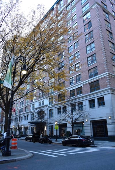 Exterior view of the Battery Park by Sunrise building