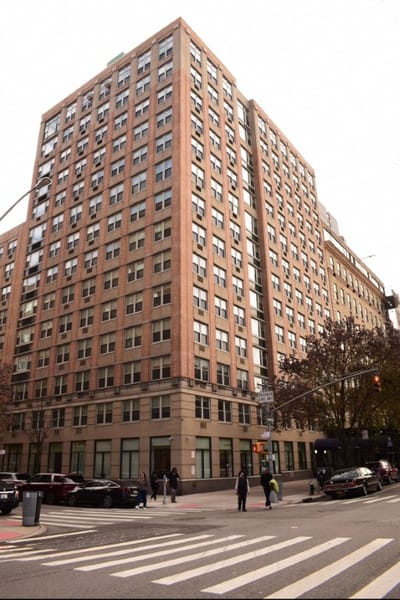 Exterior view of a residential facility building