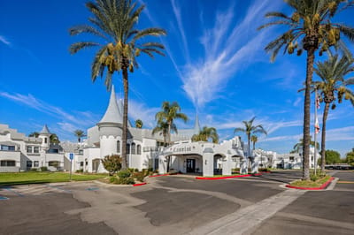 Exterior view of Camelot Senior Living Community
