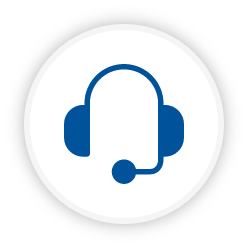 Generic headset icon on a white background