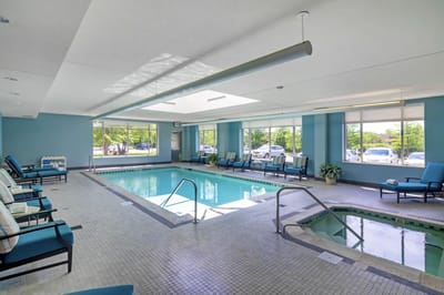 Indoor swimming pool and therapy area