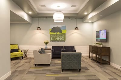 Common area in Vaca Valley Living with seating and decor