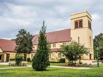 Exterior view of the Penney Retirement Community building