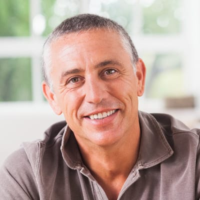 Smiling man in a casual setting