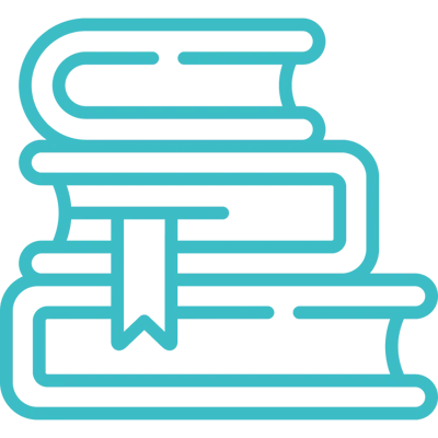 Illustration of stacked books