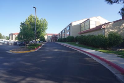 Pathway leading to the assisted living facility building