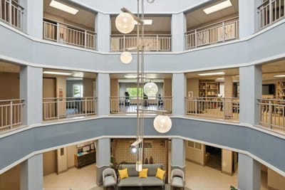 Interior view of a common area in Solista Newberg.