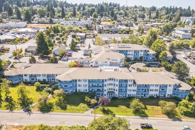 Aerial view of Solista Everett by Cogir facility