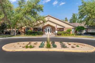 Exterior view of Brookdale Reno with landscaped gardens