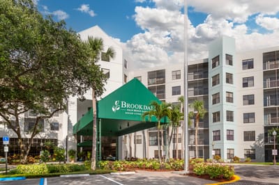 Exterior view of Brookdale Palm Beach Gardens facility