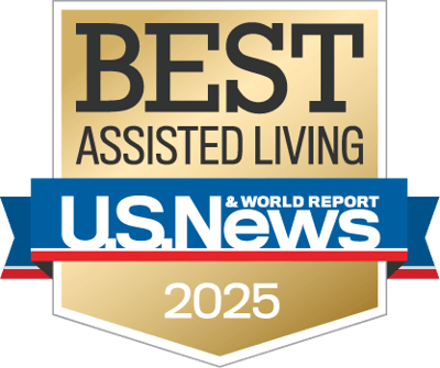 U.S. News Best Assisted Living 2025 badge