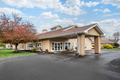 Exterior view of Brookdale Painted Post entrance