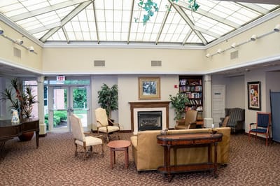 Interior common area with comfortable seating