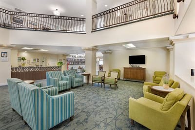 Interior common area with seating and decor