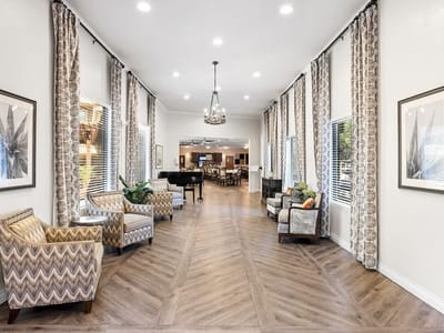 Interior common area with seating and decor