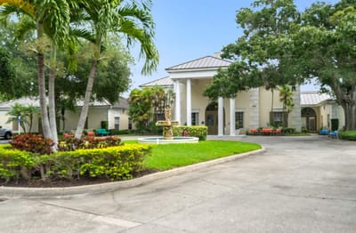 Exterior view of Summerfield Senior Living entrance