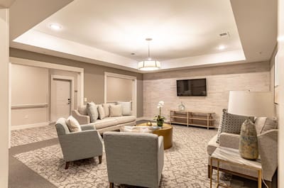 Interior common area with seating and decor