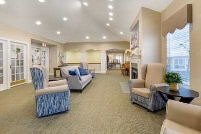 Interior common area with seating and decor
