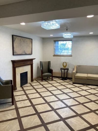 Interior common area with seating and decor
