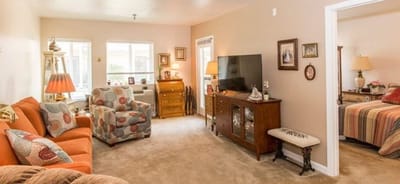 Cozy interior of a comfortable living area