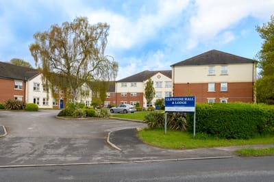Exterior view of Clipstone Hall & Lodge facility