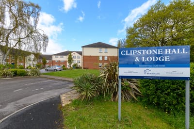 Exterior view of Clipstone Hall and Lodge facility