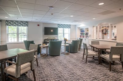 Interior common area with seating and decor