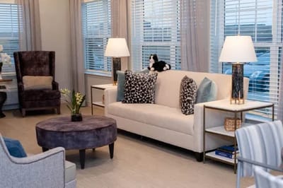 Interior common area with seating and decor