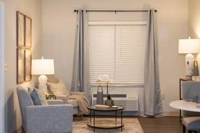 Cozy interior living space with seating and decor