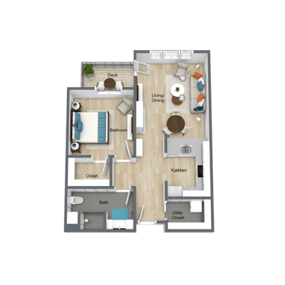 Architectural floor plan showing living and dining spaces