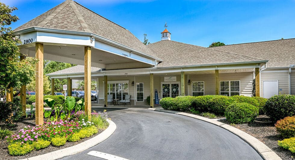 Front entrance of Charter Senior Living of Cleveland