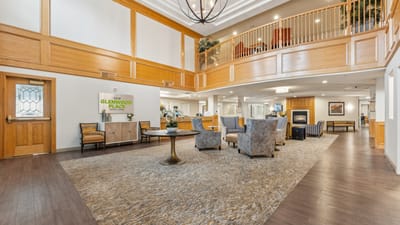 Interior view of the Glenwood Place common area