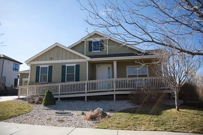 Exterior view of a single-story assisted living facility