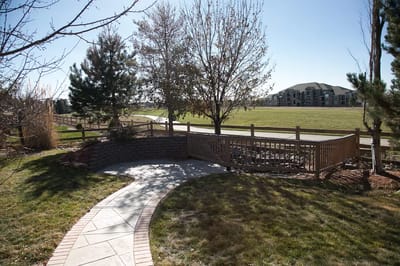Scenic outdoor area with path and trees