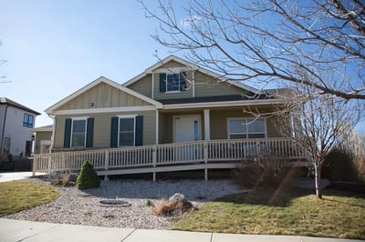 Exterior view of a residential assisted living facility