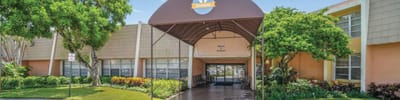 Entrance of the Cresthaven Senior Living facility