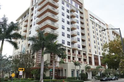 Exterior view of Belmont Village Senior Living building