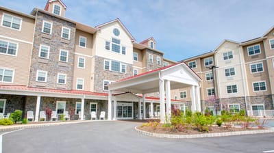 Exterior view of Cadence at Olney facility entrance