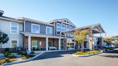 Front entrance of Cadence at Olney nursing home