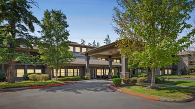 Exterior view of Cadence at Olney entrance and gardens