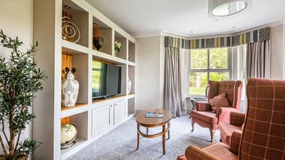 Cozy common area with comfortable seating and decor