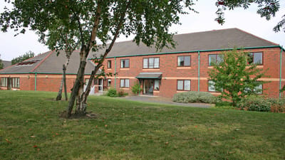 Exterior view of Mill View assisted living facility